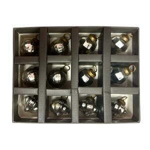 RH Restoration Hardware Handblown Mercury Glass Ornaments 12 Minis